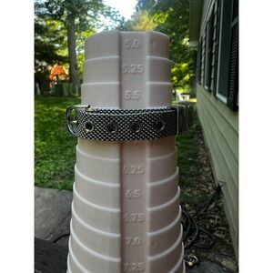 Keep‎ Collectve Silver Tone Stainless Steel Mesh Bracelet Charm Bracelet 7-8.25"